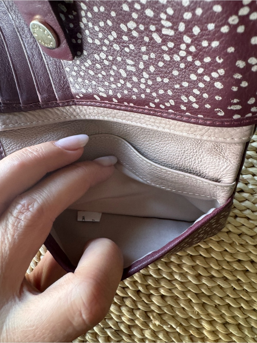 Radley London Burgundy Leather Zip-Around Wallet - Picture 6 of 7